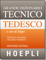 DIZIONARIO TECNICO TEDESCO - downloadable version + online version