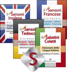 Paquet 4 dictionnaires Sansoni - version en ligne
