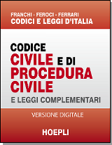 Codice civile e di procedura civile HOEPLI - online version (1 year)