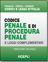 Codice penale e di procedura penale HOEPLI - Online-Version (1 Jahr)