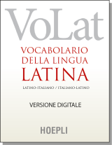 RENEWAL OF THE SUBSCRIPTION FOR VoLat - Vocabolario della Lingua Latina HOEPLI - online version (1 year)